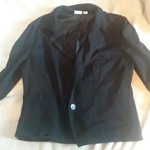 Black blazer button up jacket